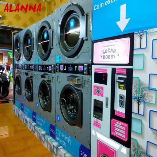12kg 15kg 20kg 25kg Hotel Commercial Washing Machine Laundry Equipment Coin Operated Laundry Washing Machine and Dryer Stackable