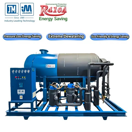 JM 380V 28Nm/min Industrial Water Cooled Refrigerated Air Dryer for Air Compressor Energy Saving Stainless Steel Construction