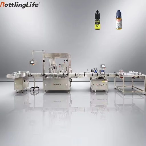 Fast Delivery Small Automatic Filling and Capping Machine for Perfume Beverage Chemical Powder with Servo Motor Control