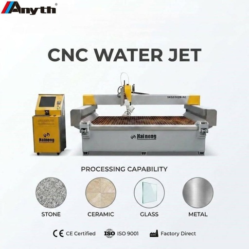 High Quality Mosaic Craft Glass Five-axis Art Pattern Marble Waterjet Cutter Water Jet Cutting Machine
