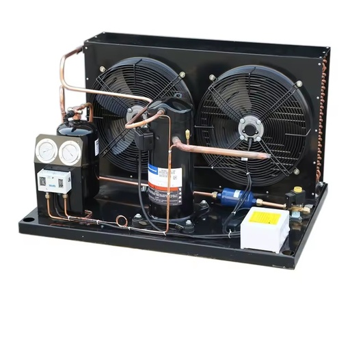 6KW Energy Saving Air-Cooled Piston Condensing Unit for Frozen Meat & Seafood Cold Rooms