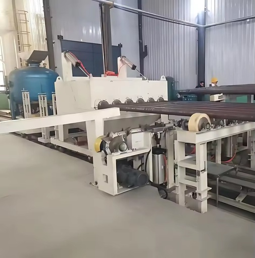 Automatic PLC Control Electric QGW Series Steel Pipe Tube Shot Blasting Machine Abrator Burnishing