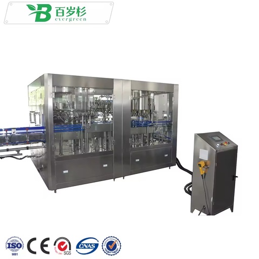 BS-3 Plastic Bottle Drinking Water Filling Capping Machine Bottle 8000BPH PLC Control