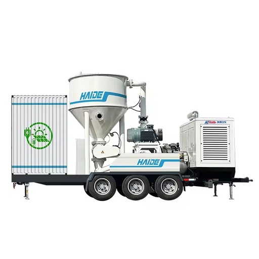 Electric Truck Mounted Stainless Steel Sand Sucker Dry Cleaning Machine with High Pressure Pumps for Oilfield Drilling Service