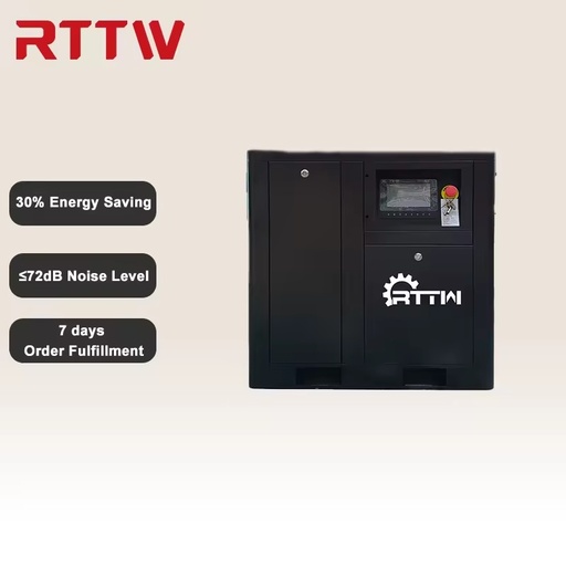 RTTW Out Standing 10hp 8bar PM VFD Industrial Air Compressor Single Phase 220V 60Hz Silent Type Air Compressor