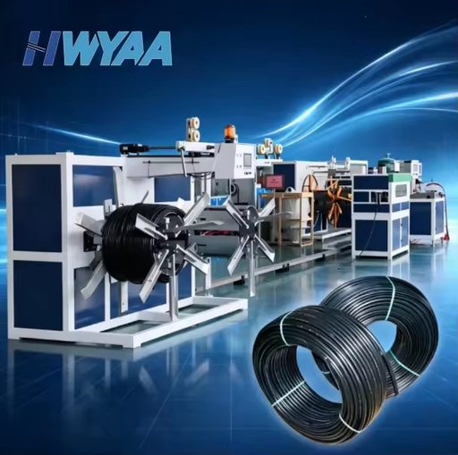 HWYAA OEM Supported Cylindrical Drip Line PE Round Drip Pipe Suitable for Farm Garden Fruit Tree Drip Irrigation System