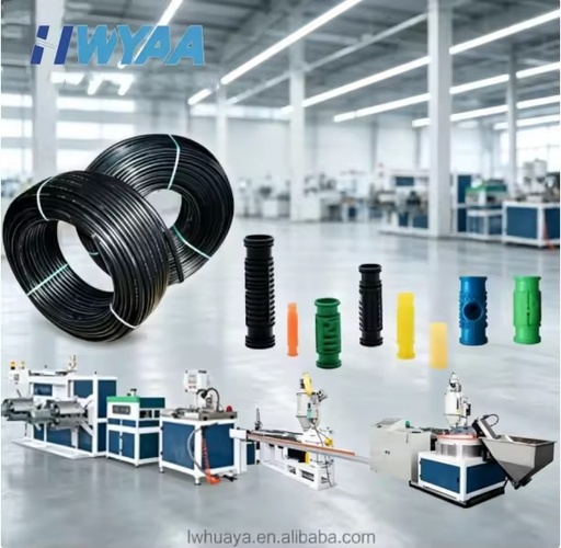 HWYAA Factory Wholesale 16*0.6mm Cylindrical Drip Irrigation Line Anti-Aging PE Drip Pipe for Open Field Crop Irrigation