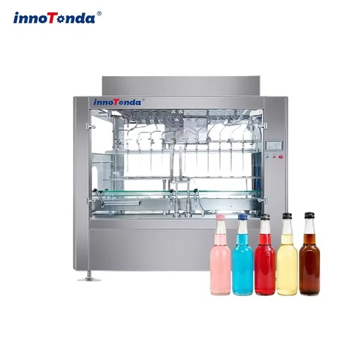 High Precision Linear Gravity Filler Low Viscosity Liquid Bottling Machine for Plastic & Glass Bottle Production Line