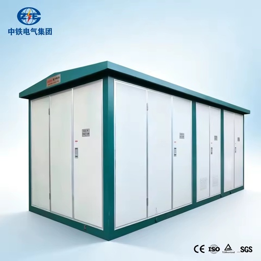 Anti Ultraviolet Fire Resistant Box Type Substation Compact Prefabricated Cabinet for Large Scale on Grid Solar Farm Equipment