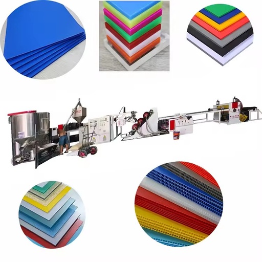 Stable Running Twin Screw Automatic Energy Saving PVC PP PE Plastic Sheet Line Extrusion Equipment for Rigid Board Sign Panel