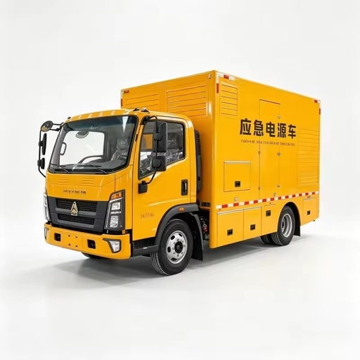 Utility Emergency Power Vehicle with Front Mounted Winch and off Road Capability for Rural and Remote Infrastructure Repair