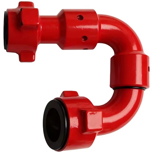 2 Inch API Threaded Swivel Elbow, High Pressure Rotary Union Fitting for Oilfield Drilling & Fracturing