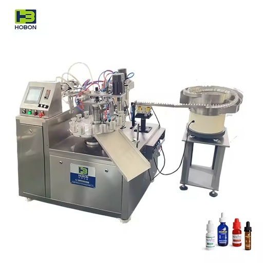 Automatic Glue Filling & Capping Machine Wide Application Liquid Bottle Packaging Equipment