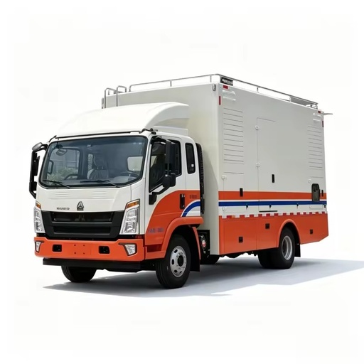 HOWO Light 100kw Diesel Manual New Power Supply Vehicle Facilitates Emergency Energy Support