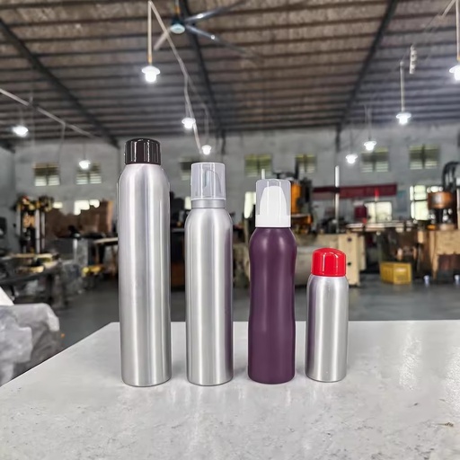 Custom Wholesale Empty Aluminum Aerosol Can 100ml 250ml 500ml Screw Top Offset Printing Chemical Cosmetic Packaging OEM Factory