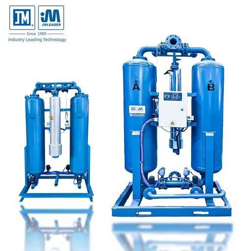 JM 4.8Nm/min Micro Heat Regenerative Twin Tower Desiccant Air Dryer High Efficiency Adsorption Dryer for Industrial Compressors