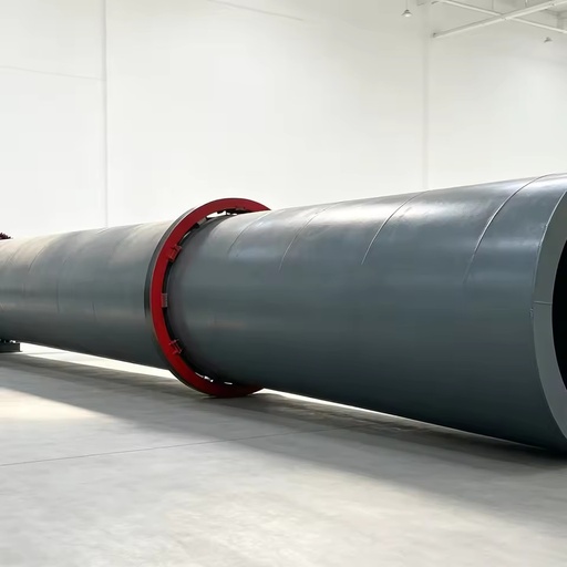 Energy Saving Single Drum Dryer Continuous Rotary Dryer for Ore Powder Mine Tailings for Mineral Raw Material Drying Workshop