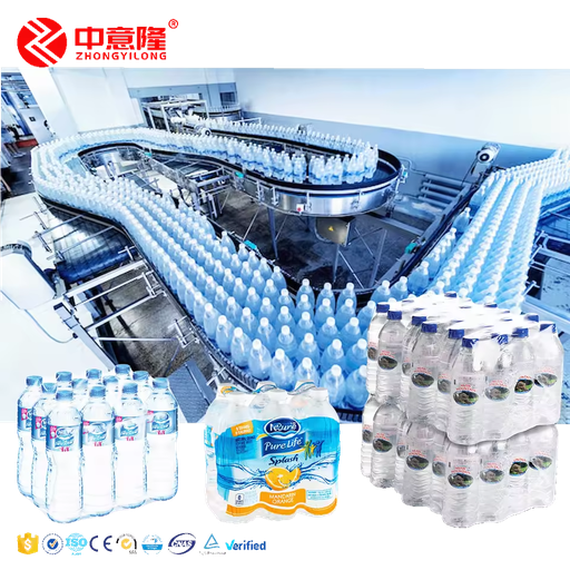 Best Seller OEM Full Automatic Small Drinking Water Machinery 3in1bottling Filling Machines Purified Water Production Line Plant