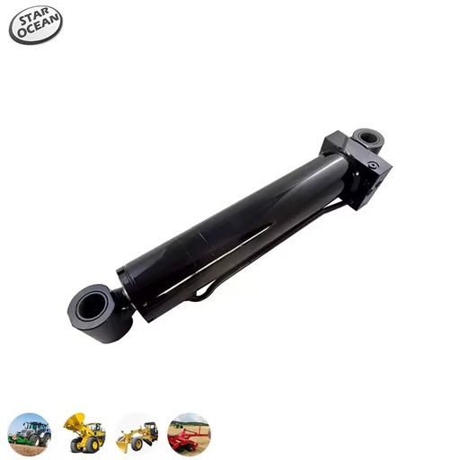 Heavy Duty Hydraulic Cylinder Double Acting Piston Cylinder for Tractor Loader Harvester, Custom Stroke & Bore Size Available