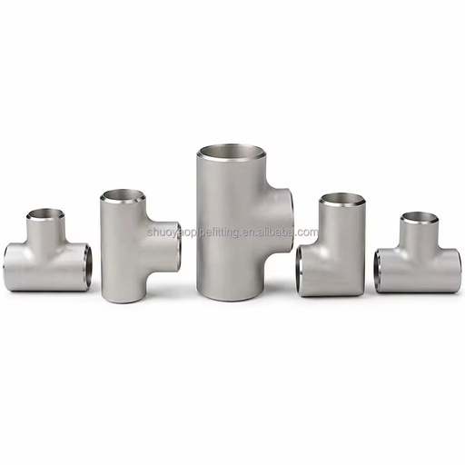 Factory Direct Hot Dip Galvanized Fire Protection Water System ASME B16.9 Carbon Steel Butt Weld SCH40 Grooved End Equal Tee