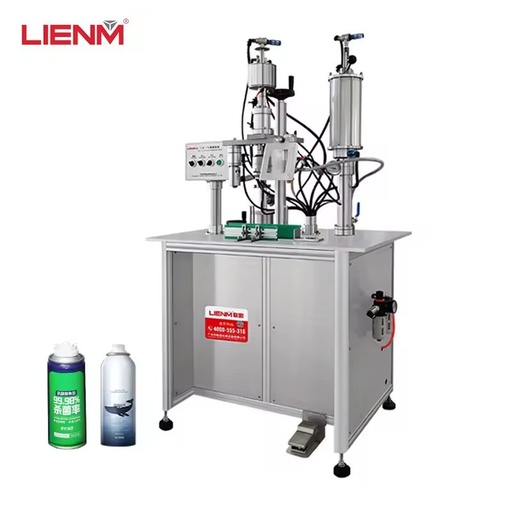 High Quality Aerosol Can Making Machine Aerosol Filling Machine Spray Paint Semi Automatic Aerosol Filling Machine