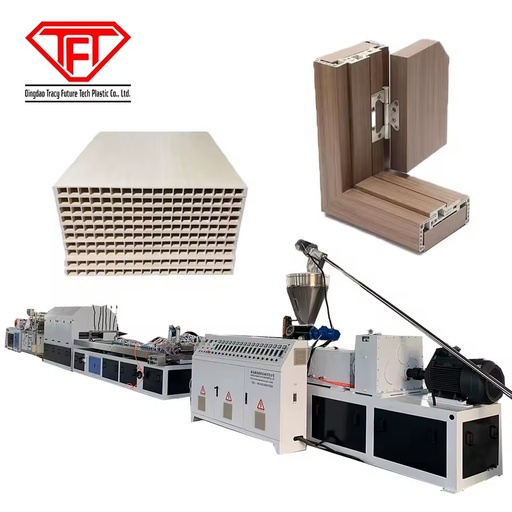 Fully Automatic WPC Door Panel and Door Frame Production Line PVC Wood Plastic Twin Screw Extruder Machine