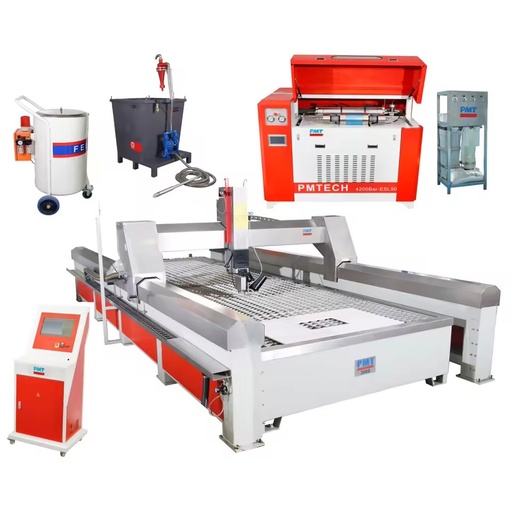 Big Size 2060 5000 Bar 5 Axes Water Jet Cutters for Marble Glass Metal 45 Degree Waterjet Cutting Machine Equipment