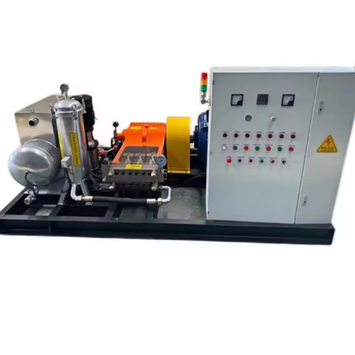 High Pressure Heat Exchanger Pipes Cleaning Machine with High-Performance Pump for Chemical Field Wash Core Components Bearing