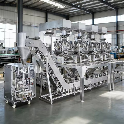VFFS Machine Vertical Form Fill Seal Machine Production Line for Granule Packing Machine & Mixed Candy Gummy Packing Machine