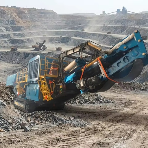Industrial Track-Mounted Jaw Crusher Customized Capacity TIANHE Brand for Mining & Construction On-Site Material Processing