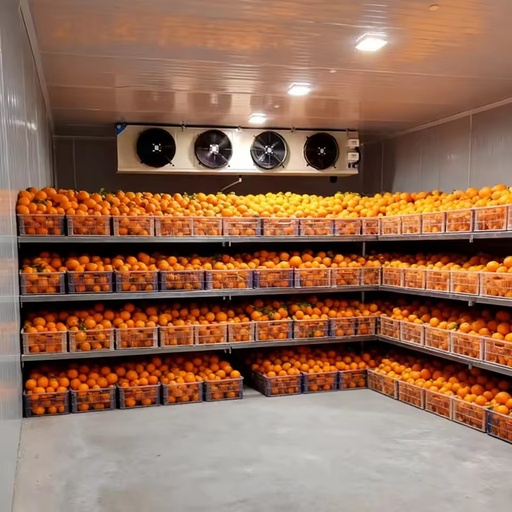 Large Scale Cold Storage Room for Food Processing Plant Industrial Customizable Large Cold Storage
