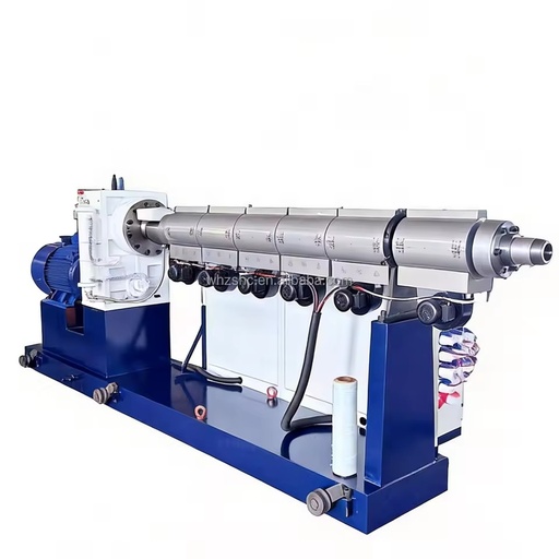 PLC Controlled Fully Automatic Easy Adjust Stable Output 200kg/h SJ90/33 Single Screw Extruder PP HDPE LLDPE PVC TPO Line