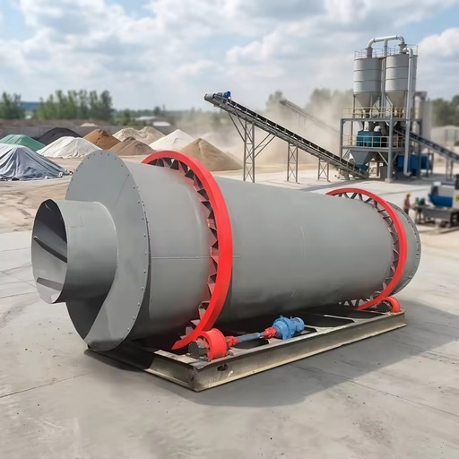 Energy Saving Drum Dryer with Electric Heating and Motor 380V for Chemicals Processing