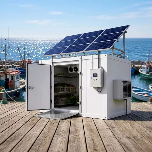 Modular Walk-in Cold Room Container Solar Panel Automatic Gear Drive Industrial Freezer Vegetable Chiller Cooler Customizable