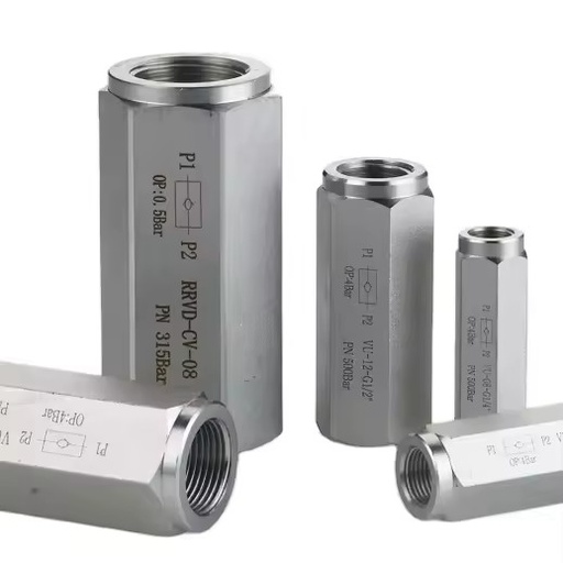 0.5 Bar Carbon Steel Hydraulic Check Valve for Hydraulic Oil