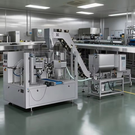 Automatic Premade Pouch Liquid Pouch Packing Machine Filling System Machines De Remplissage Packaging Equipment