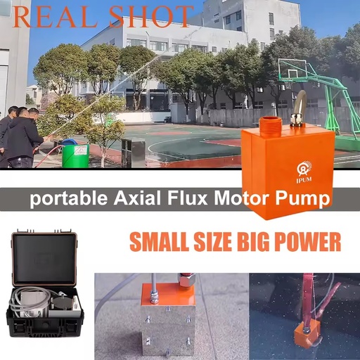 IPUM Portable Axial Motor Pump IP68 Stainless Steel Ultra High Pressure Washing Irrigation Emergency Fire Pumps