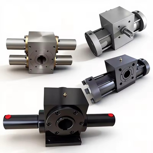 720 Degree Double/single Rack and Pinion Swing Hydraulic Cylinder High Torque Hydraulic Rotary Actuator Cylinder for Excavator