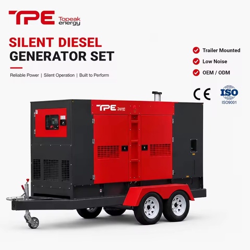 EU Stage V 100kva 200kva 300kva Diesel Generator 24/7 Operation Ready with AMF Panel and Digital Controller