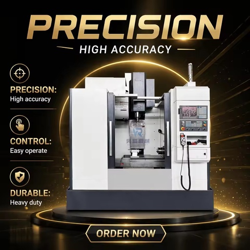 VMC650 3 Axis Vertical Machining Center BT40 Spindle CNC Milling GSK Control Single Spindle 380V 220V Heavy Duty High Safety New