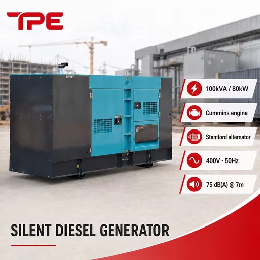 100kva Diesel Generator 150kva 200kva 250kva Fuel Tank Base for Factory Substation Backup Power