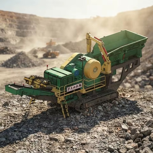 Industrial Portable Jaw Crusher Plant with 300t/h Capacity for Mining and Construction Primary Crushing Applications