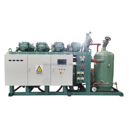 Energy Saving Screw Air Cooled Condensing Unit for Meat & Seafood Frozen Cold Storage