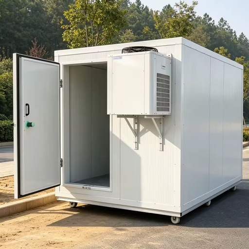 Energy Saving Solar Walk-in Cold Room Storage with PU Sandwich Panels Refrigeration Unit for Cold Chain Logistics Warehouse