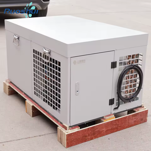 Roof Mounted Monoblock Scroll Compressor Condensing Unit 3 Ton Cooling Capacity Energy Saving Remote Control for Walk-In Freezer