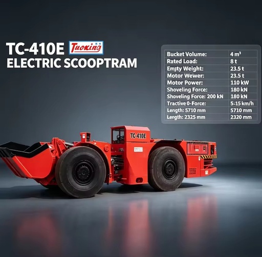 Electric 4Cbm Underground Mining Articulating Loader with Pump and Engine Energy & Mineral Equipment for Gold Mining