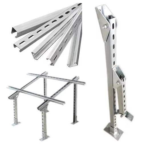 Aluminum Diy 50mm X 50mm Galvanized U Channel Solar Panel Mounting Brackets c Channel Steel