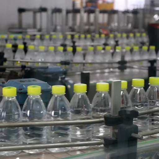 Full Set Water & Oil Filling Packing Line Automatic PET/Glass Plastic Bottle High-Accuracy PLC Control Filling Machine