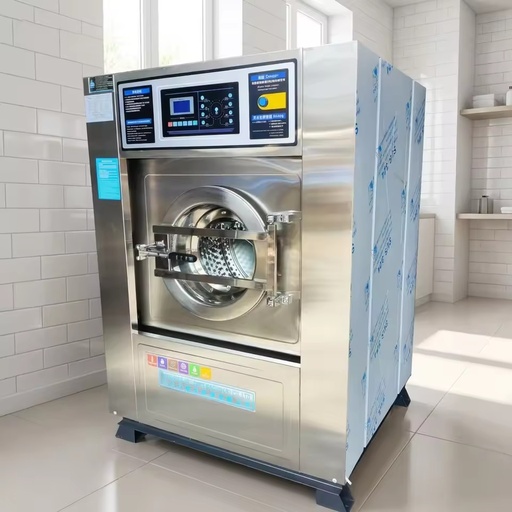 Best 15kg Automatic Stainless Steel Industrial Washer Extractor Electric Hotel Laundry Washing & Drying Equipment New Condition