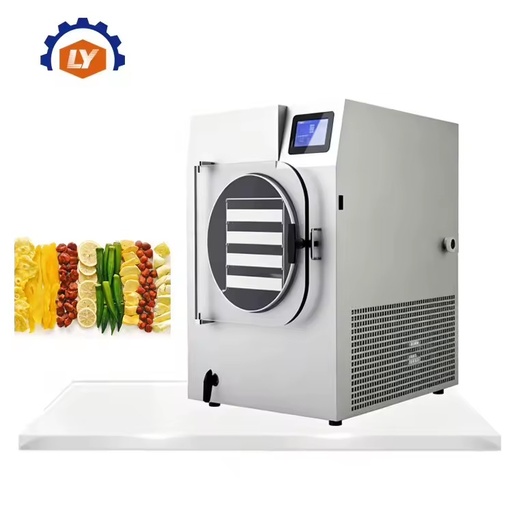 Smart Mini Freeze Dryer Machine for Fruits Vegetables LCD Vacuum Dryer Equipment for Food Processing with Engine Core Component